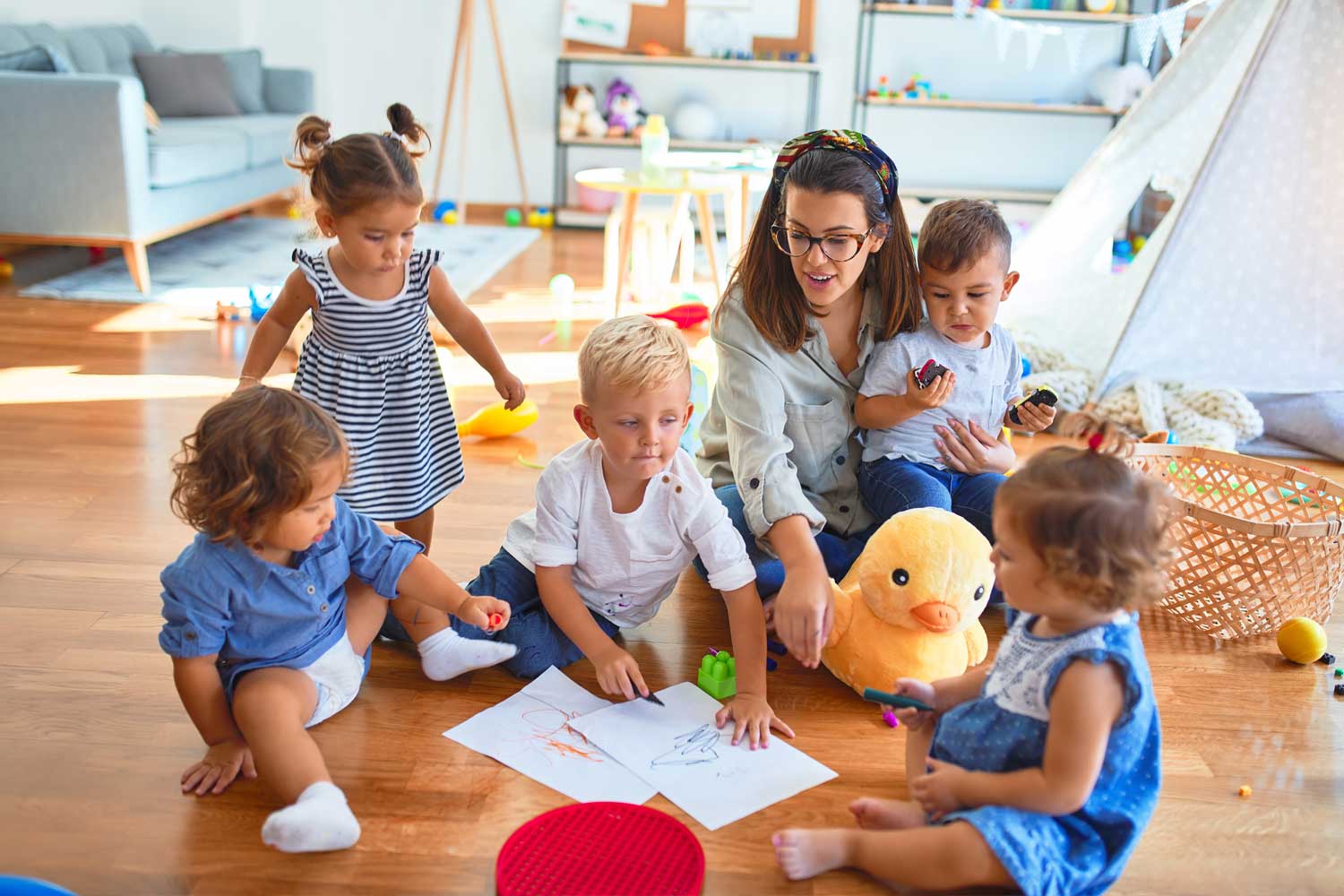 How Language and Literacy Develop in the First 5 Years (And How Baby Genius Daycare in Langhorne, PA Helps)